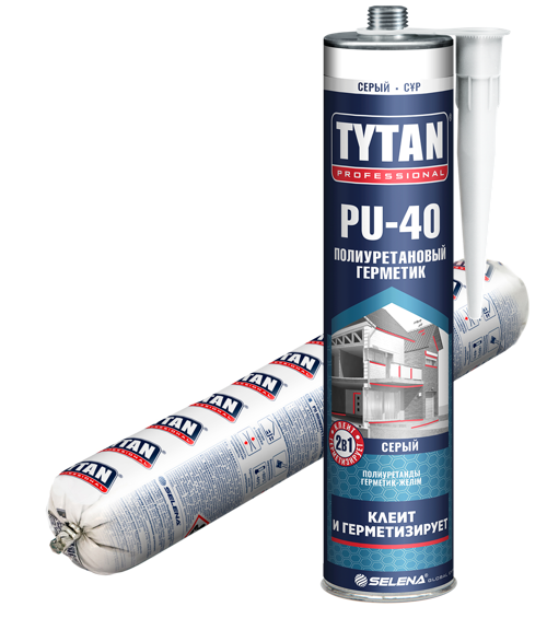 Герметик Полиуретановый белый PU 40 Tytan Professional 600 мл