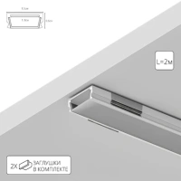 Профиль для ленты Arte Lamp SURFACE A150605S