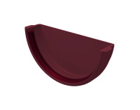 Заглушка желоба унив. GL Классика 120/90 мм ПВХ (Бордо)