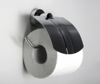 Donau Держатель туалетной бумаги с крышкой хром Wasserkraft К9425