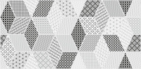 Плитка настенная Тренд 300x600 белая 7 тип 1