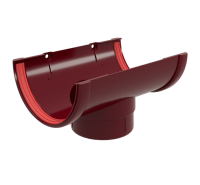 Воронка желоба GL Классика 120/90 мм ПВХ (Бордо)