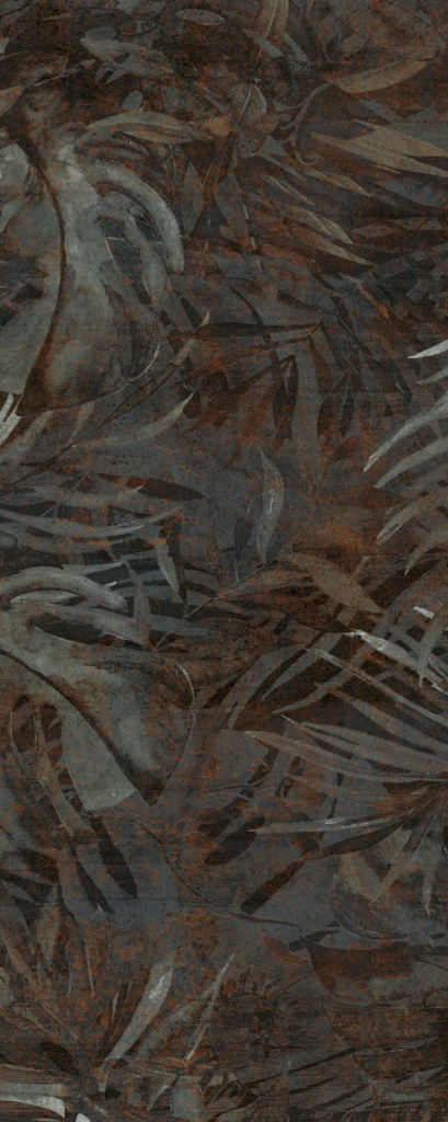 Интерьерная панель 1200x3000 Tropical Rusty Midnight глянцевая A-1.5.2/1200х3000G