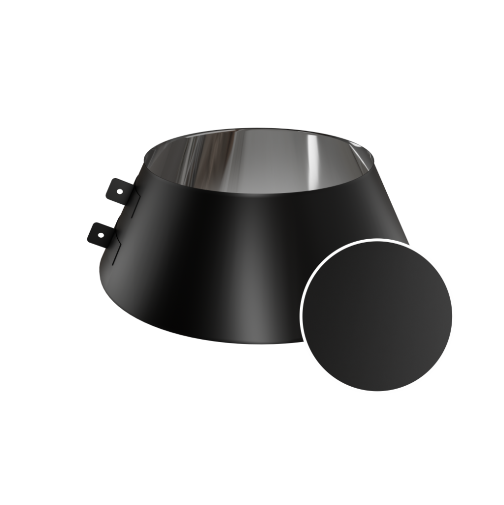 Юбка Craft (304/0,5 мм) нержавеющая для крышной разделки 140 мм ф300 черный