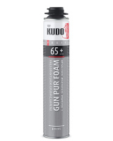 Пена полиуретановая монтажная профессиональная KUDO PROFF 65+  1000 мл KUPP10S65+