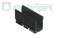 Лоток водоотводный пластиковый PolyMax Basic DN300 h560
