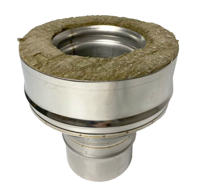 Переход Craft на сэндвич нержавеющий (316/0,8/304/0,5) ф130/230 по воде, Cerablanket