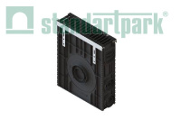 Пескоуловитель пластиковый PolyMax Drive DN100 с решеткой «щель» ВЧ кл. С250 (к-т)