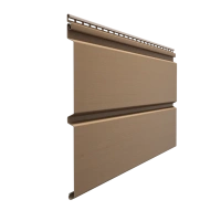 Виниловый сайдинг Брус D6S Docke Premium Дёке  (Графит)