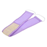 Мочалка из сизаля, сегменты хлопка с веревочной ручкой (8х80см) Банные штучки