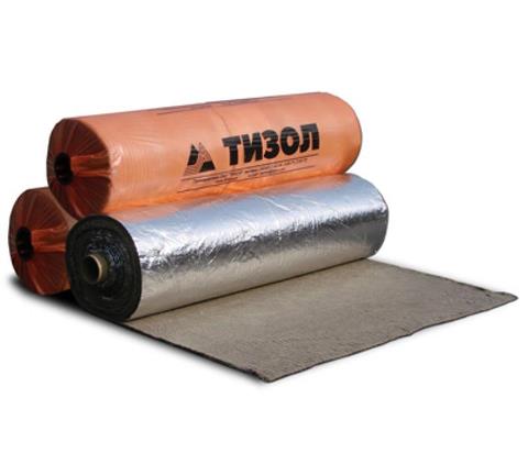 Материал базальтовый огнезащитный рулонный фольгированный МБОР-8ф (20000*1500*8мм)