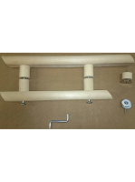 Ручка Дорвуд деревянная для двери магнитный замок УЗКАЯ (хвоя)