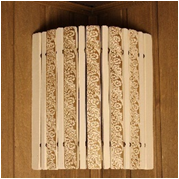 Абажур угловой комбинированный Русские узоры, Банный Эксперт