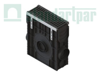 Пескоуловитель сборный DN150 пластик. PolyMax Drive с решетк. чугунной щель кл.C (к-т) 082800733