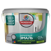 ProfiluxProfessional Эмаль Акриловая для отопительных приборов база 1  0,9 кг