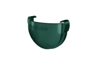 Заглушка желоба унив. GL Дизайн 135/90 мм ПВХ (Зеленый)