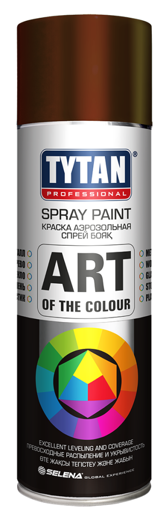 Краска аэрозольная коричневая 8017 Tytan Professional 400 мл