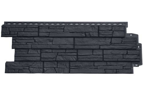 Фасадная панель Grand Line Сланец Classic (Графит)