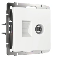 Розетка ТВ/интернет RJ-45 6 cat. Werkel W1181301 4690389174414