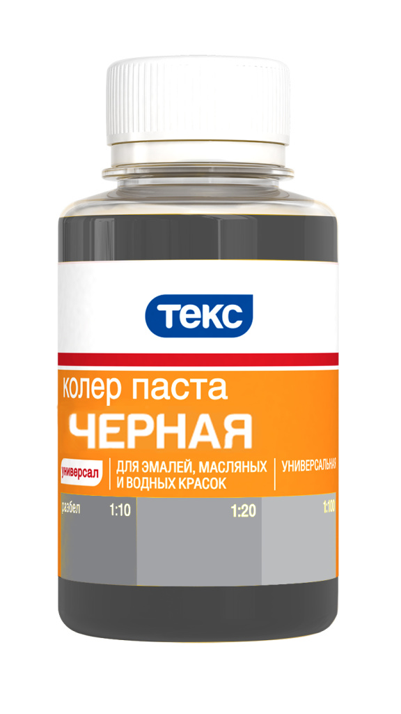 Колер паста УНИВЕРСАЛ №11 черная 0,1л