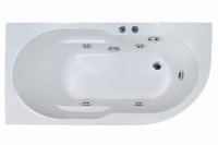 Гидромассажная ванна Royal Bath AZUR Standart 160x80 левая