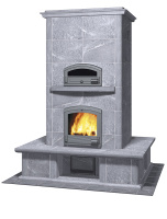 Печь-камин TULIKIVI TTU2700/51 CLASSIC с духовкой (верхнее)
