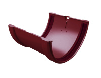 Соединитель желоба GL Классика 120/90 мм ПВХ (Бордо)