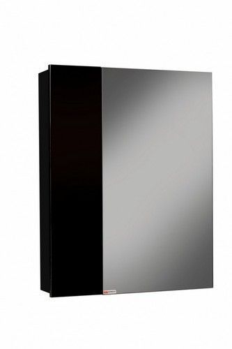 Шкаф-зеркало Домино Стайл 60 Нова, черный, левый/правый