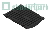 Решетка водоприемная Max DN300 щелевая чугунная ВЧ, кл.E600 27305