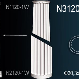 Колонны и пилястры N3120-1W Колонна