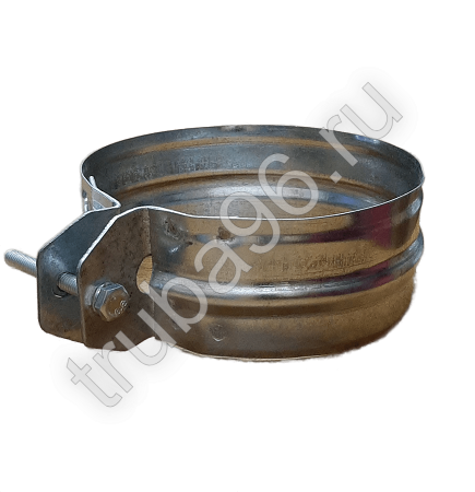 Хомут обжимной для дымохода D140 мм оцинкованная сталь, 0,5 мм