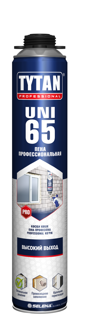 Пена профессиональная  65 UNI Tytan Professional 750 мл. 30217