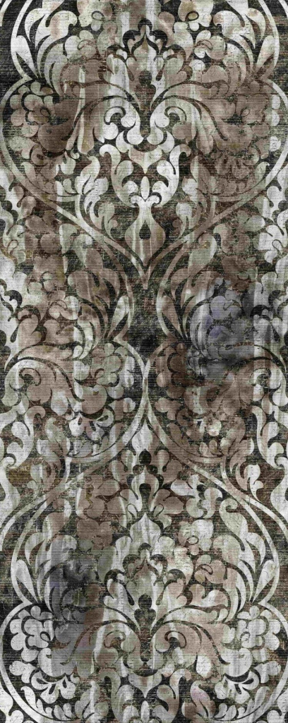 Интерьерная панель 1200x3000 Damascus Latte матовая Ab-4.2.2/1200x3000M