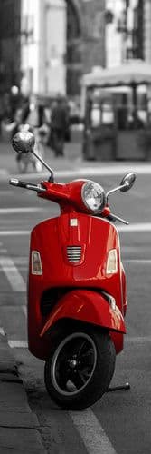 Фотообои "Красный скутер" Moda Interio