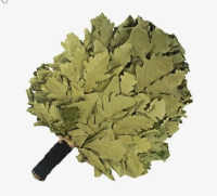 Веник банный из кавказского дуба премиум (оплетённая ручка) Банный Эксперт