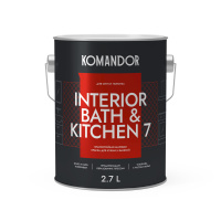 Интерьерная краска  матовая влагостойкая  INTERIOR BATH & KITCHEN 7