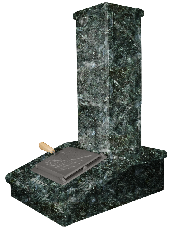 Облицовка на трубу GFS Гром 80 Президент 180х790 Пироксенит 3 яруса под шибер