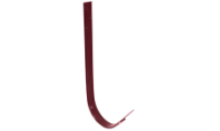 Крюк длиный GL PU 125/90 мм металлический (RAL 3005)