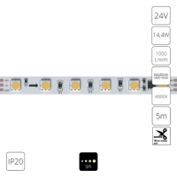 Светодиодная лента 24V 14,4W/m 4000К 5м IP20 Arte Lamp SPI A2406010-04-4K
