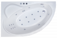 Гидромассажная ванна Royal Bath ALPINE De Luxe 150x100 левая