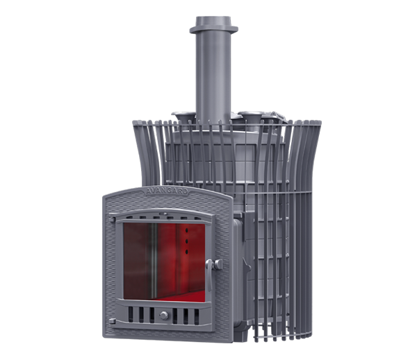 Печь для бани GFS Авангард Ураган 25П2С ЗК тюльпан чугунная