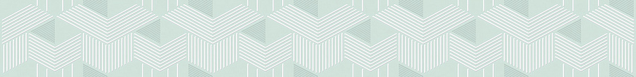 Бордюр настенный Lounge Mint Geometria 62x505 зеленый