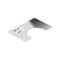 Разделка Craft потолочная декоративная нерж. (304/0,5мм), 400*266, 35-45° ф180, двусоставная