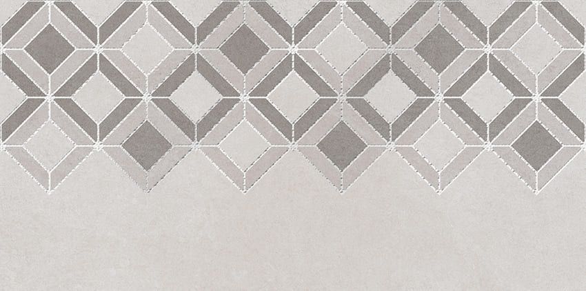 Плитка настенная Starck Tessera 2 201x405 серая