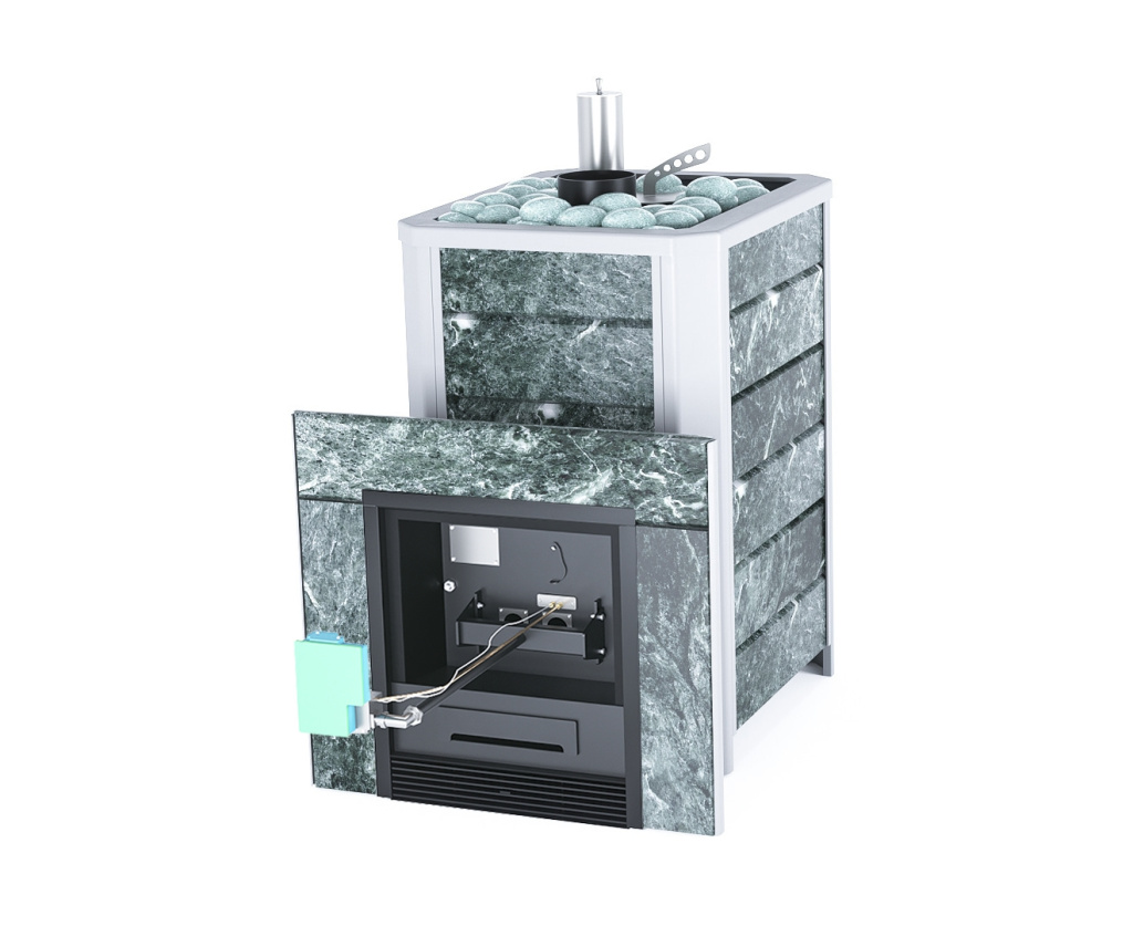 Печь для бани ИзиСтим Ялта 25 Premium (змеевик) под ГГУ (2024)