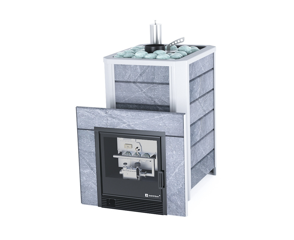 Печь для бани ИзиСтим Ялта 25 Premium (талькохлорит) с ГГУ 40 (2024)