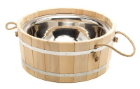 Таз 17л с нержавеющей вставкой, Банный Эксперт