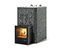 Печь для бани ИзиСтим Ялта 60К Premium Модерн (2024) черный