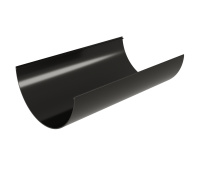 Желоб GL Классика 120/90 мм 3м ПВХ (Чёрный)