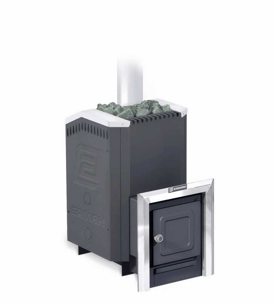 Печь для бани Ермак 20 Стандарт Carbon, антрацит